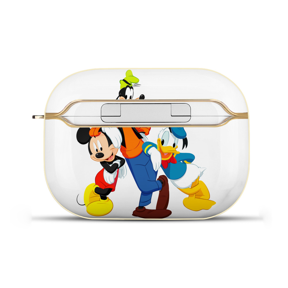 （画像用） ミッキーマウス Mickey Mouse 【AirPods Pro用】ハードシェル保護ケース｜耐衝撃・防指紋・カラビナ付き商品仕様