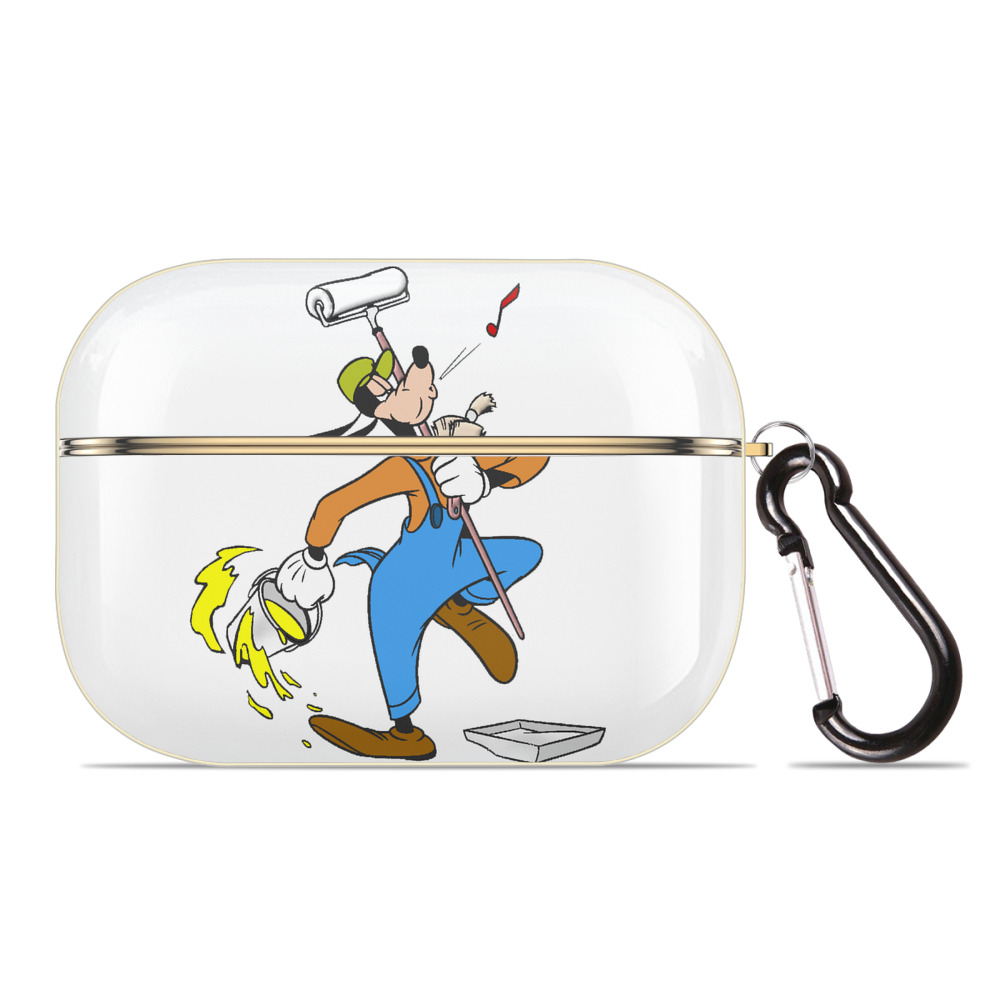 （画像用） ミッキーマウス Mickey Mouse 【AirPods Pro用】ハードシェル保護ケース｜耐衝撃・防指紋・カラビナ付き商品仕様