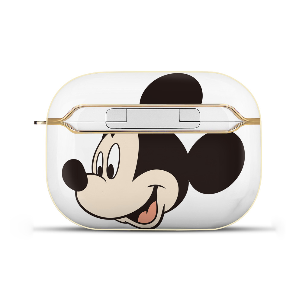 （画像用） ミッキーマウス Mickey Mouse 【AirPods Pro用】ハードシェル保護ケース｜耐衝撃・防指紋・カラビナ付き商品仕様
