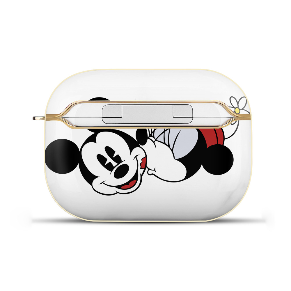 （画像用） ミッキーマウス Mickey Mouse 【AirPods Pro用】ハードシェル保護ケース｜耐衝撃・防指紋・カラビナ付き商品仕様