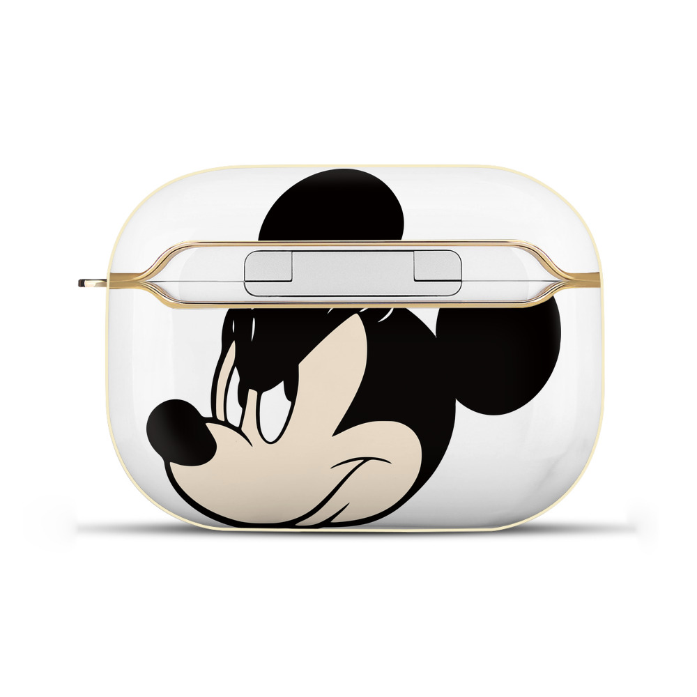 （画像用） ミッキーマウス Mickey Mouse 【AirPods Pro用】ハードシェル保護ケース｜耐衝撃・防指紋・カラビナ付き商品仕様