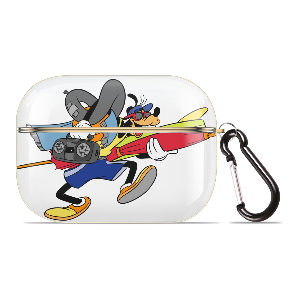 （画像用） ミッキーマウス Mickey Mouse 【AirPods Pro用】ハードシェル保護ケース｜耐衝撃・防指紋・カラビナ付き商品仕様