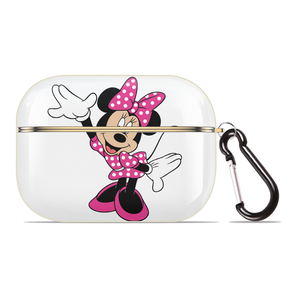 （画像用） ミッキーマウス Mickey Mouse 【AirPods Pro用】ハードシェル保護ケース｜耐衝撃・防指紋・カラビナ付き商品仕様