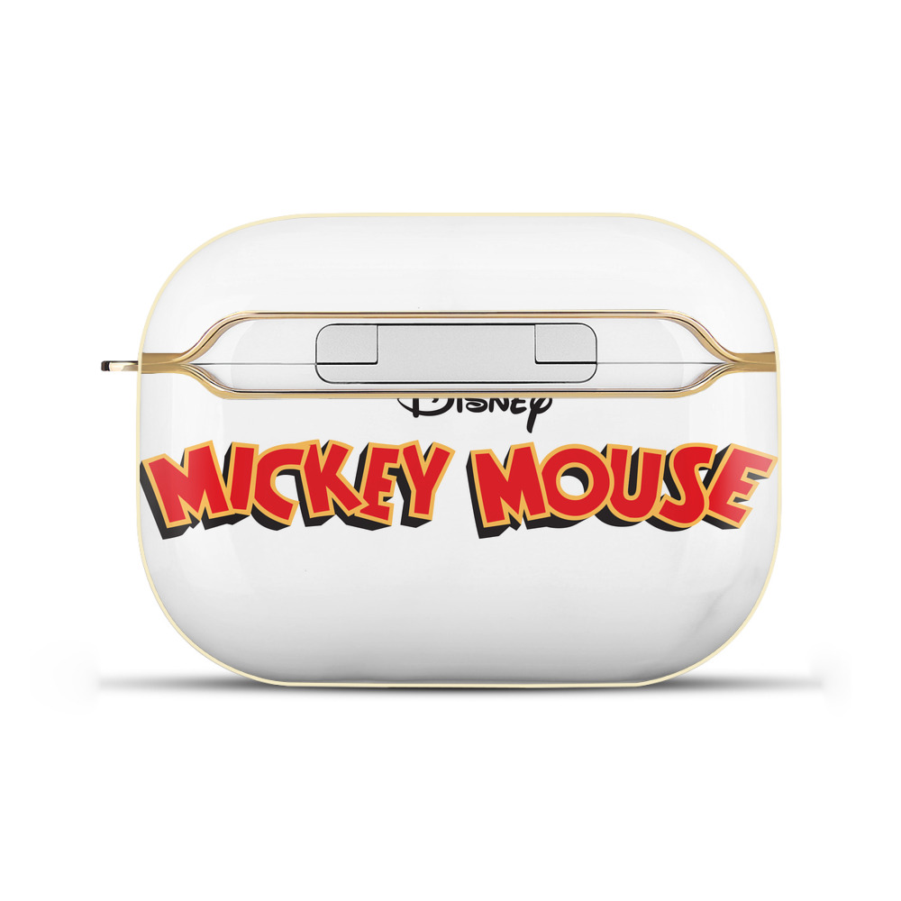 （画像用） ミッキーマウス Mickey Mouse 【AirPods Pro用】ハードシェル保護ケース｜耐衝撃・防指紋・カラビナ付き商品仕様