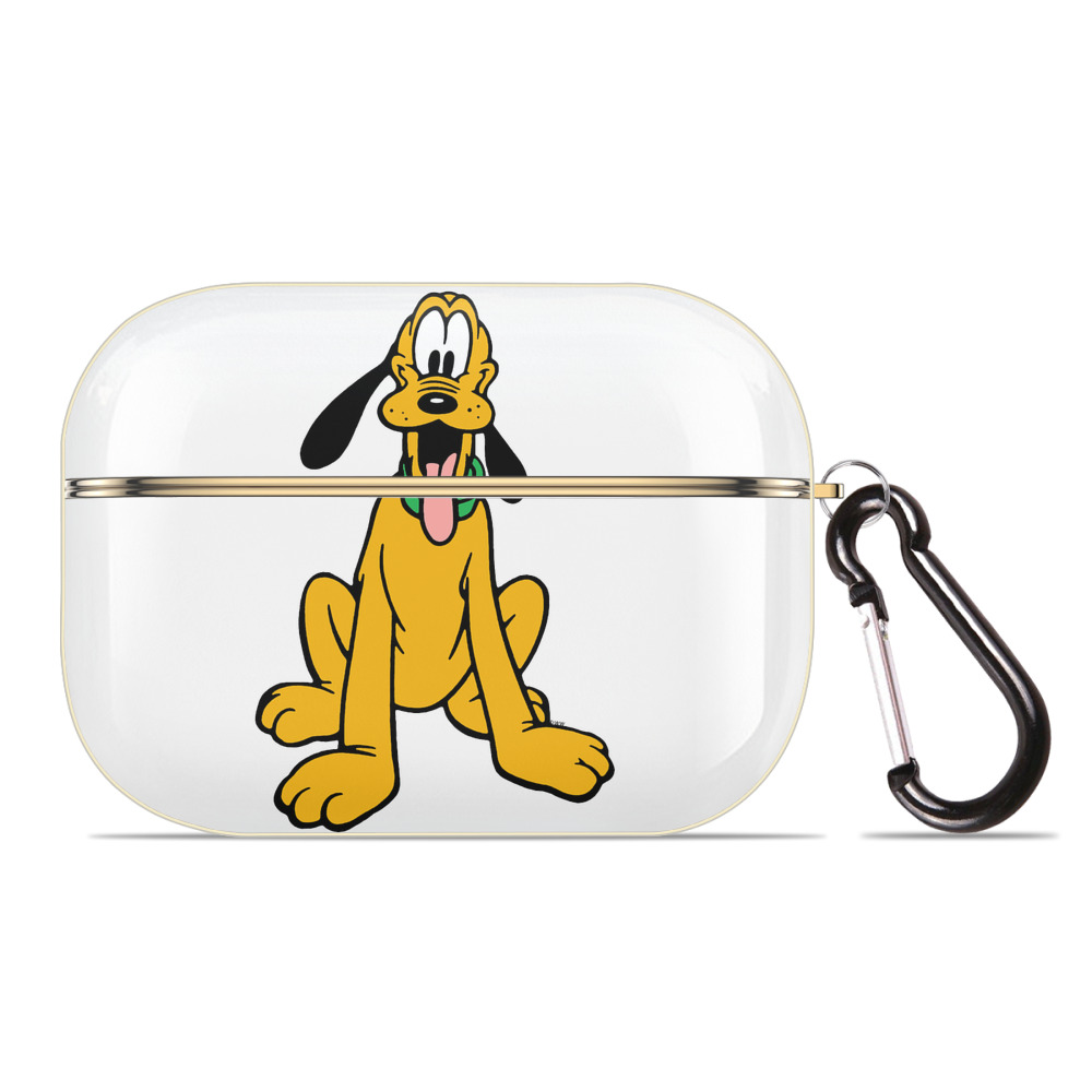 （画像用） ミッキーマウス Mickey Mouse 【AirPods Pro用】ハードシェル保護ケース｜耐衝撃・防指紋・カラビナ付き商品仕様