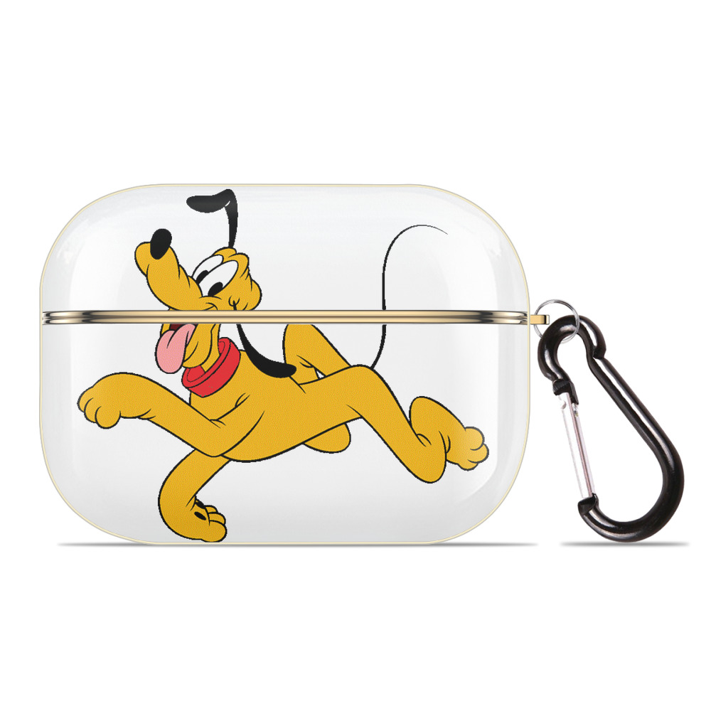 （画像用） ミッキーマウス Mickey Mouse 【AirPods Pro用】ハードシェル保護ケース｜耐衝撃・防指紋・カラビナ付き商品仕様