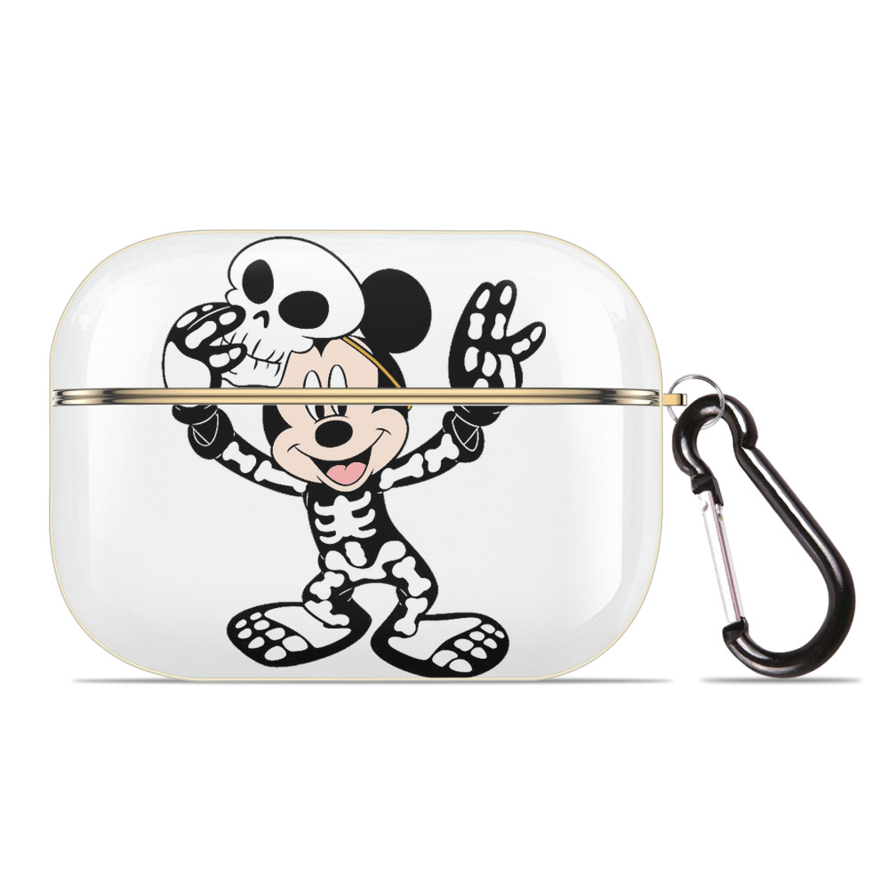 （画像用） ミッキーマウス Mickey Mouse 【AirPods Pro用】ハードシェル保護ケース｜耐衝撃・防指紋・カラビナ付き商品仕様