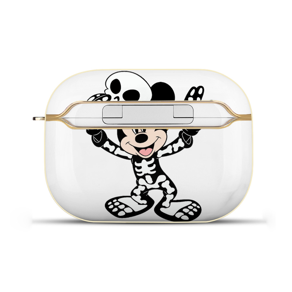 （画像用） ミッキーマウス Mickey Mouse 【AirPods Pro用】ハードシェル保護ケース｜耐衝撃・防指紋・カラビナ付き商品仕様