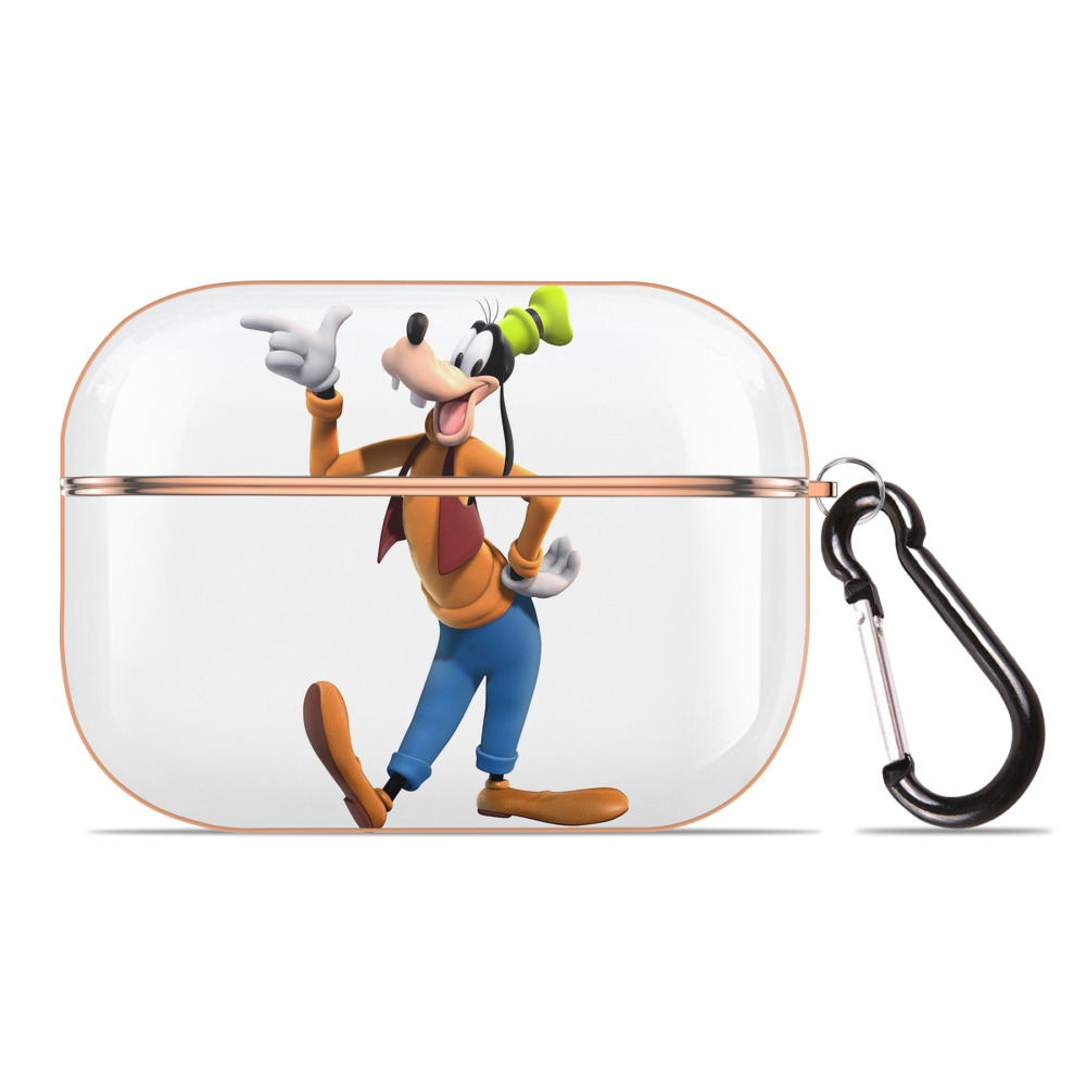 （画像用） ミッキーマウス Mickey Mouse 【AirPods Pro用】ハードシェル保護ケース｜耐衝撃・防指紋・カラビナ付き商品仕様