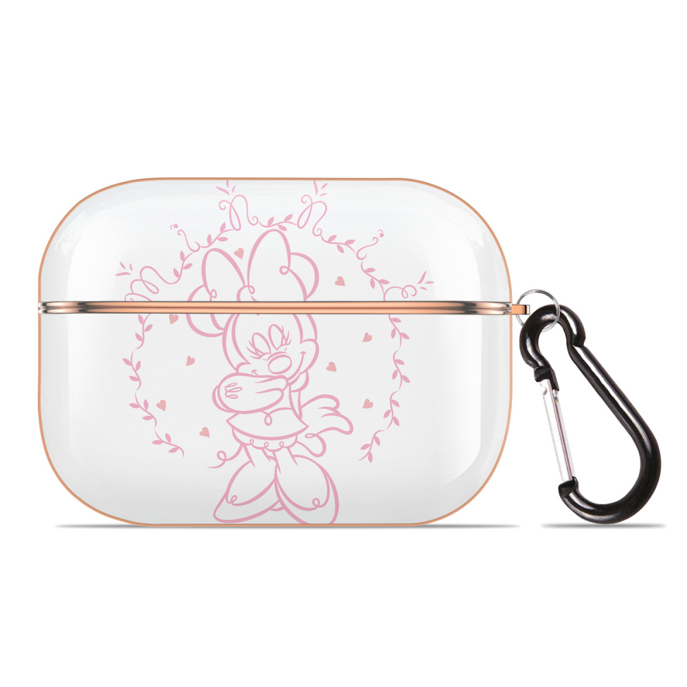 （画像用） ミッキーマウス Mickey Mouse 【AirPods Pro用】ハードシェル保護ケース｜耐衝撃・防指紋・カラビナ付き商品仕様