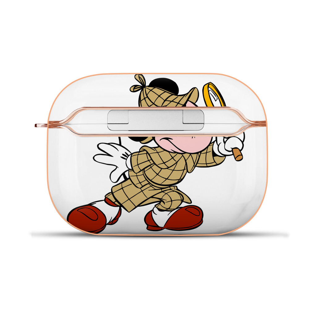 （画像用） ミッキーマウス Mickey Mouse 【AirPods Pro用】ハードシェル保護ケース｜耐衝撃・防指紋・カラビナ付き商品仕様