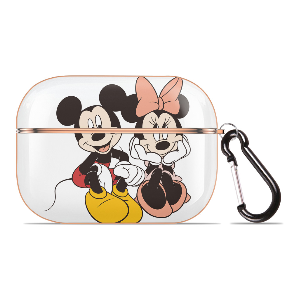 （画像用） ミッキーマウス Mickey Mouse 【AirPods Pro用】ハードシェル保護ケース｜耐衝撃・防指紋・カラビナ付き商品仕様