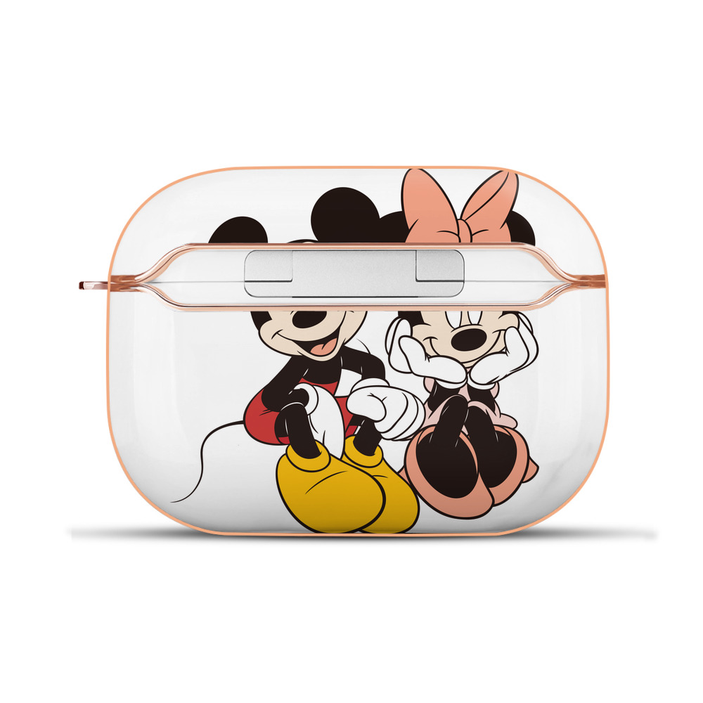 （画像用） ミッキーマウス Mickey Mouse 【AirPods Pro用】ハードシェル保護ケース｜耐衝撃・防指紋・カラビナ付き商品仕様