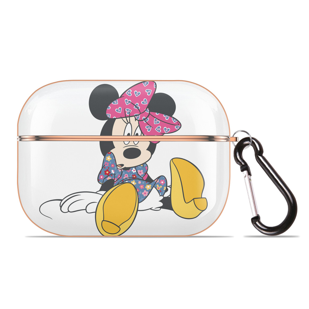 （画像用） ミッキーマウス Mickey Mouse 【AirPods Pro用】ハードシェル保護ケース｜耐衝撃・防指紋・カラビナ付き商品仕様