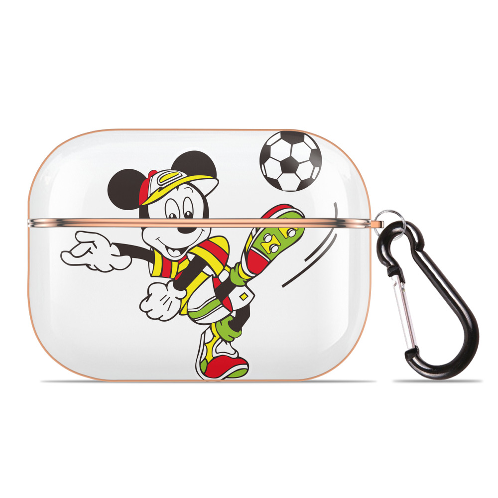 （画像用） ミッキーマウス Mickey Mouse 【AirPods Pro用】ハードシェル保護ケース｜耐衝撃・防指紋・カラビナ付き商品仕様