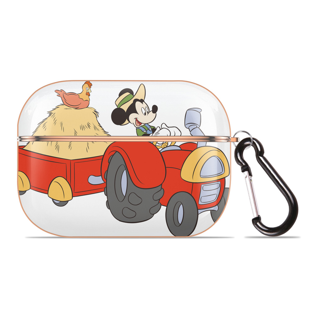 （画像用） ミッキーマウス Mickey Mouse 【AirPods Pro用】ハードシェル保護ケース｜耐衝撃・防指紋・カラビナ付き商品仕様