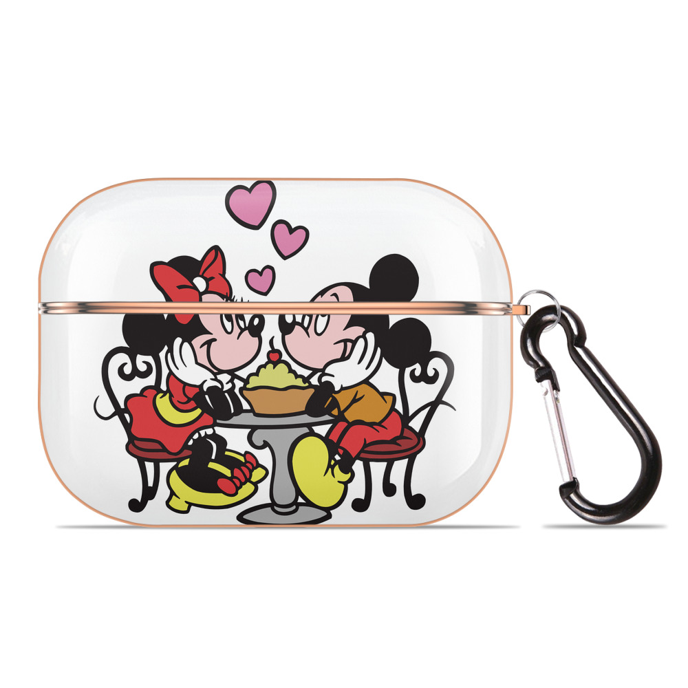 （画像用） ミッキーマウス Mickey Mouse 【AirPods Pro用】ハードシェル保護ケース｜耐衝撃・防指紋・カラビナ付き商品仕様