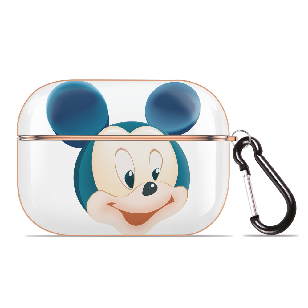 （画像用） ミッキーマウス Mickey Mouse 【AirPods Pro用】ハードシェル保護ケース｜耐衝撃・防指紋・カラビナ付き商品仕様