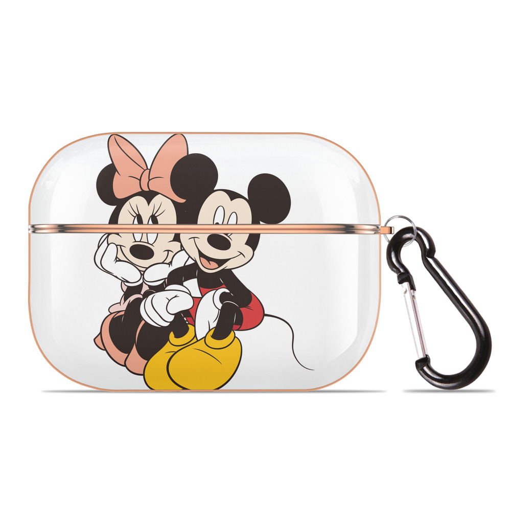 （画像用） ミッキーマウス Mickey Mouse 【AirPods Pro用】ハードシェル保護ケース｜耐衝撃・防指紋・カラビナ付き商品仕様