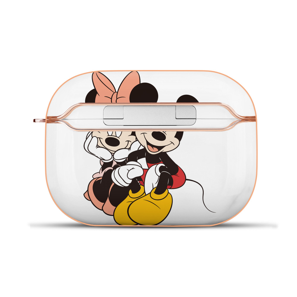 （画像用） ミッキーマウス Mickey Mouse 【AirPods Pro用】ハードシェル保護ケース｜耐衝撃・防指紋・カラビナ付き商品仕様
