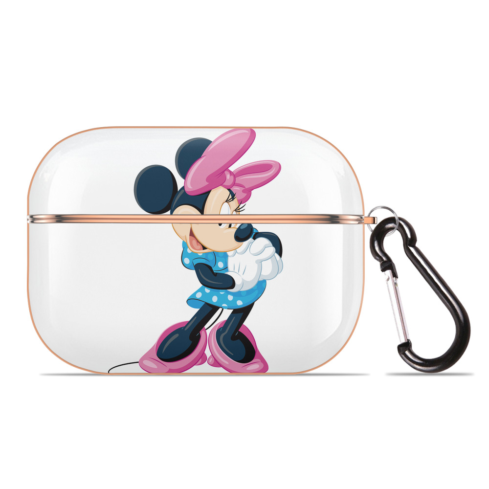 （画像用） ミッキーマウス Mickey Mouse 【AirPods Pro用】ハードシェル保護ケース｜耐衝撃・防指紋・カラビナ付き商品仕様