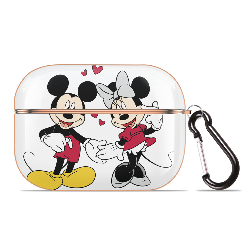 （画像用） ミッキーマウス Mickey Mouse 【AirPods Pro用】ハードシェル保護ケース｜耐衝撃・防指紋・カラビナ付き商品仕様