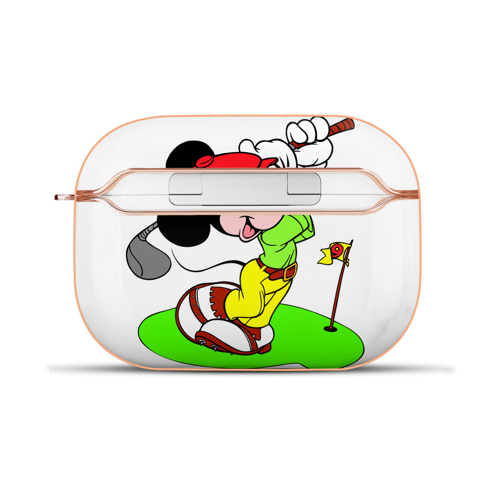（画像用） ミッキーマウス Mickey Mouse 【AirPods Pro用】ハードシェル保護ケース｜耐衝撃・防指紋・カラビナ付き商品仕様