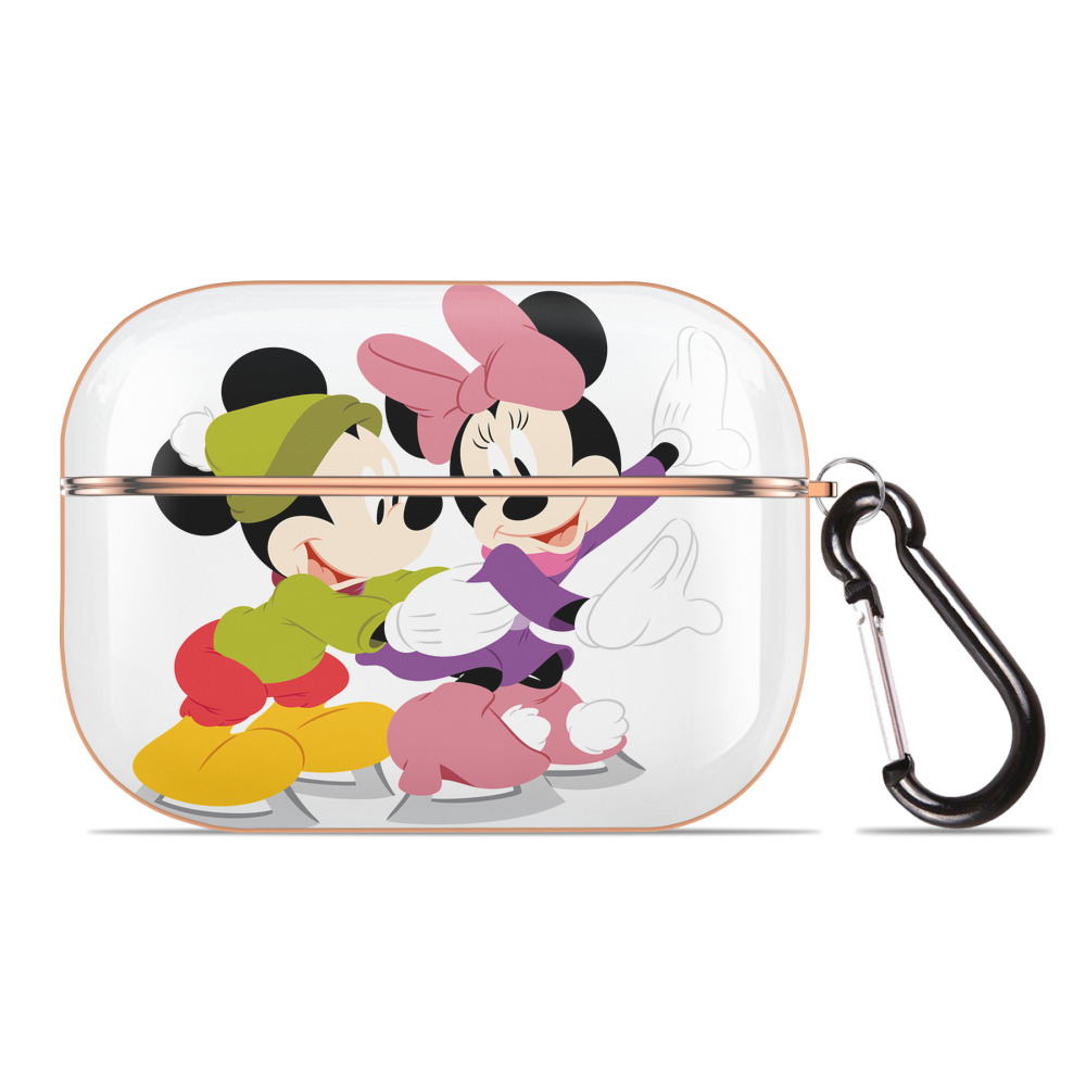 （画像用） ミッキーマウス Mickey Mouse 【AirPods Pro用】ハードシェル保護ケース｜耐衝撃・防指紋・カラビナ付き商品仕様