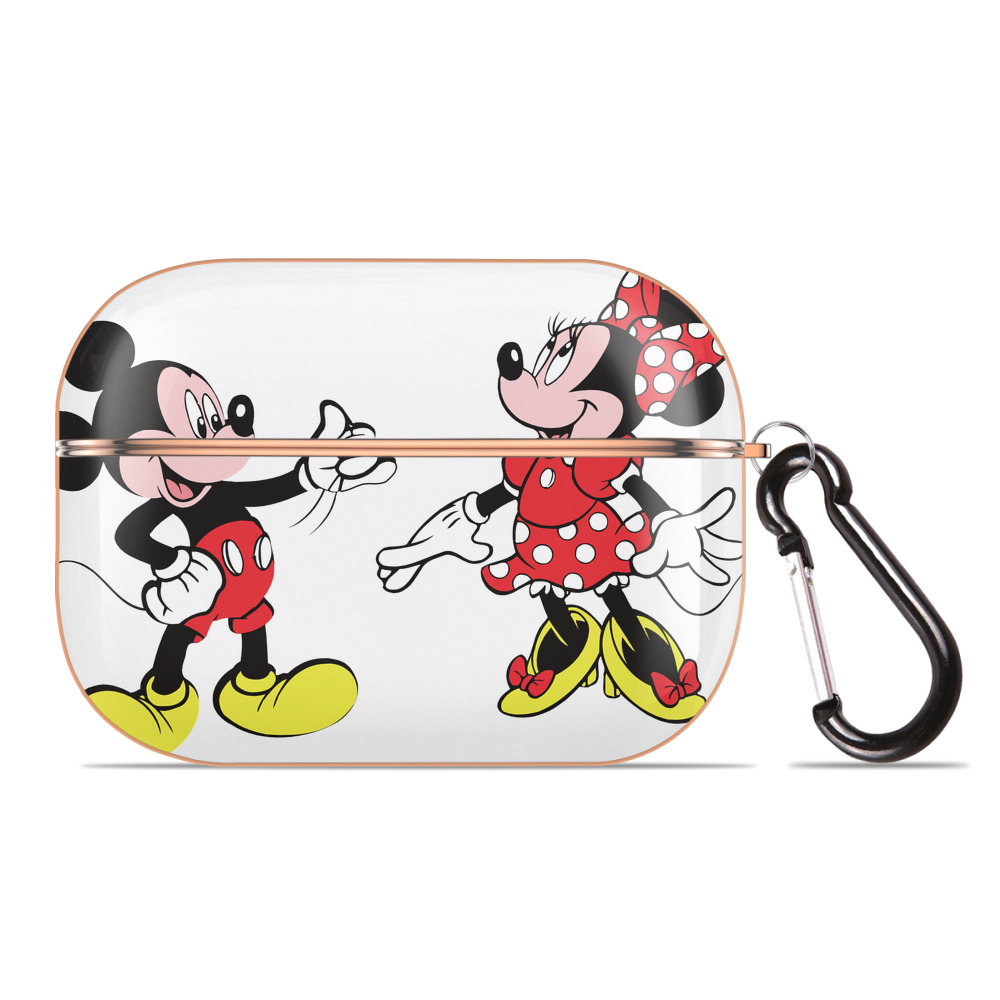 （画像用） ミッキーマウス Mickey Mouse 【AirPods Pro用】ハードシェル保護ケース｜耐衝撃・防指紋・カラビナ付き商品仕様