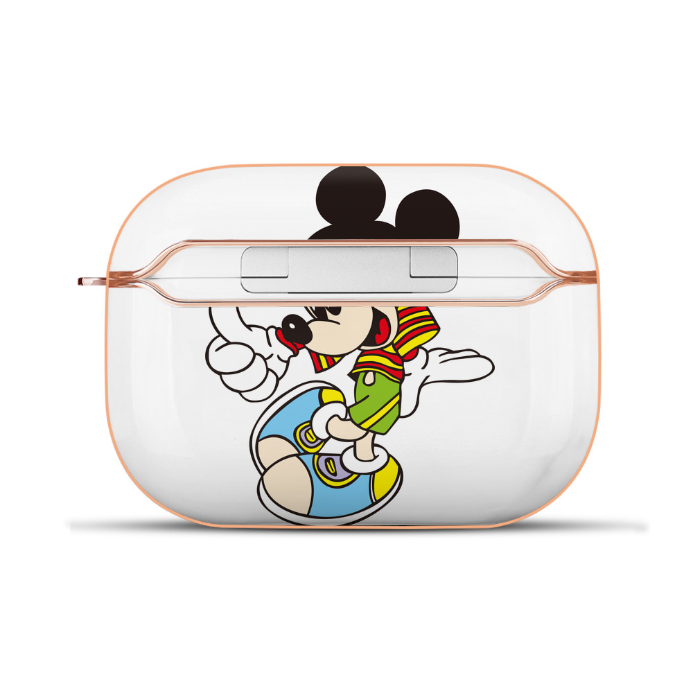 （画像用） ミッキーマウス Mickey Mouse 【AirPods Pro用】ハードシェル保護ケース｜耐衝撃・防指紋・カラビナ付き商品仕様