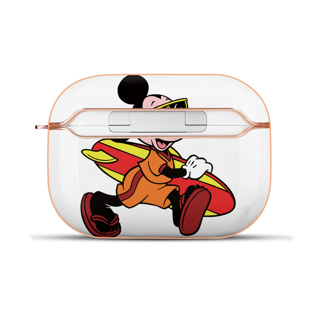 （画像用） ミッキーマウス Mickey Mouse 【AirPods Pro用】ハードシェル保護ケース｜耐衝撃・防指紋・カラビナ付き商品仕様