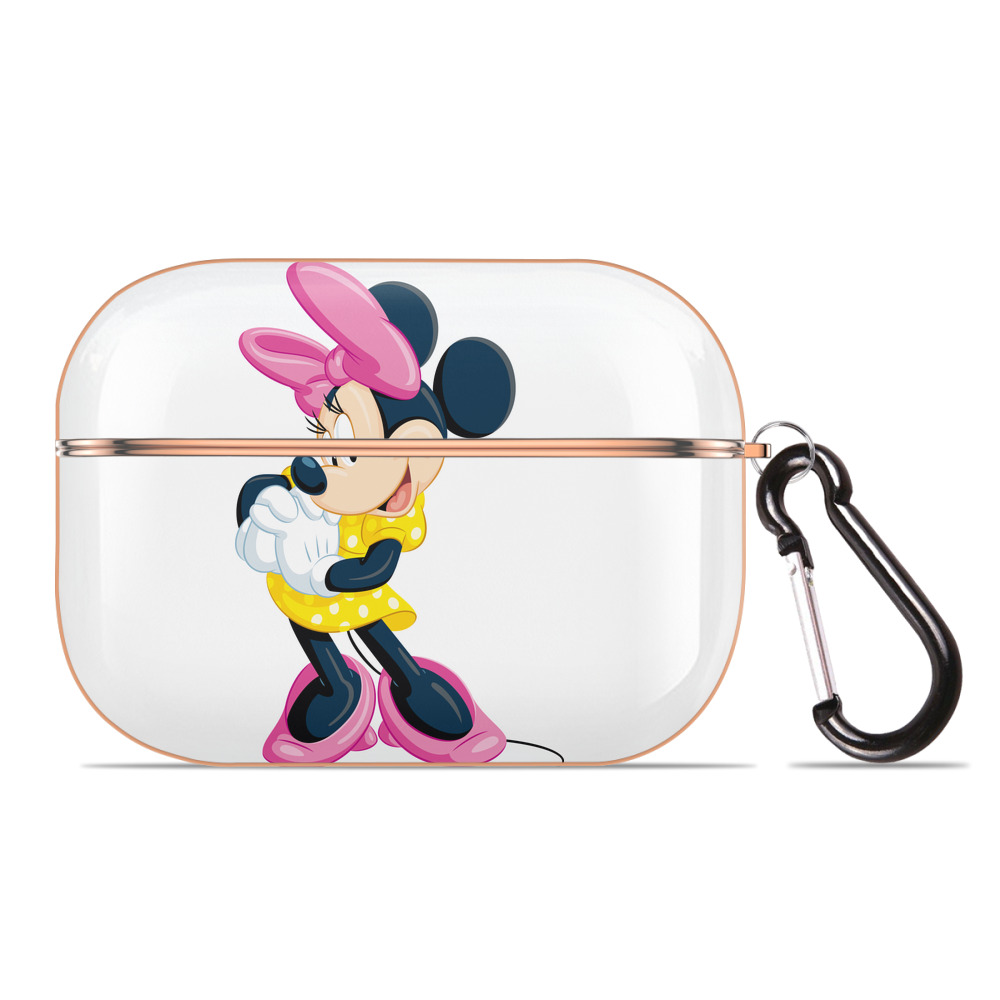 （画像用） ミッキーマウス Mickey Mouse 【AirPods Pro用】ハードシェル保護ケース｜耐衝撃・防指紋・カラビナ付き商品仕様
