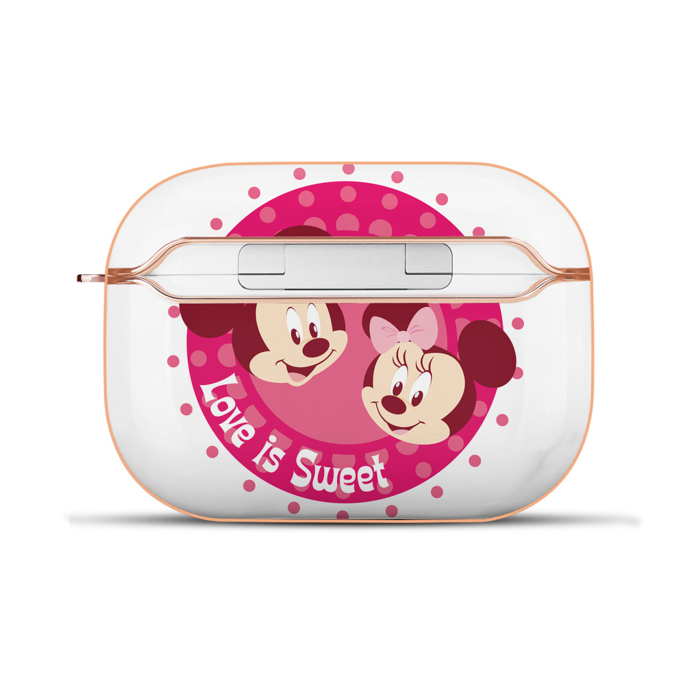 （画像用） ミッキーマウス Mickey Mouse 【AirPods Pro用】ハードシェル保護ケース｜耐衝撃・防指紋・カラビナ付き商品仕様