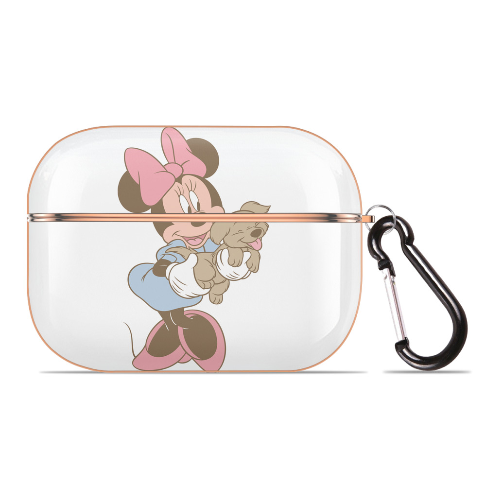 （画像用） ミッキーマウス Mickey Mouse 【AirPods Pro用】ハードシェル保護ケース｜耐衝撃・防指紋・カラビナ付き商品仕様