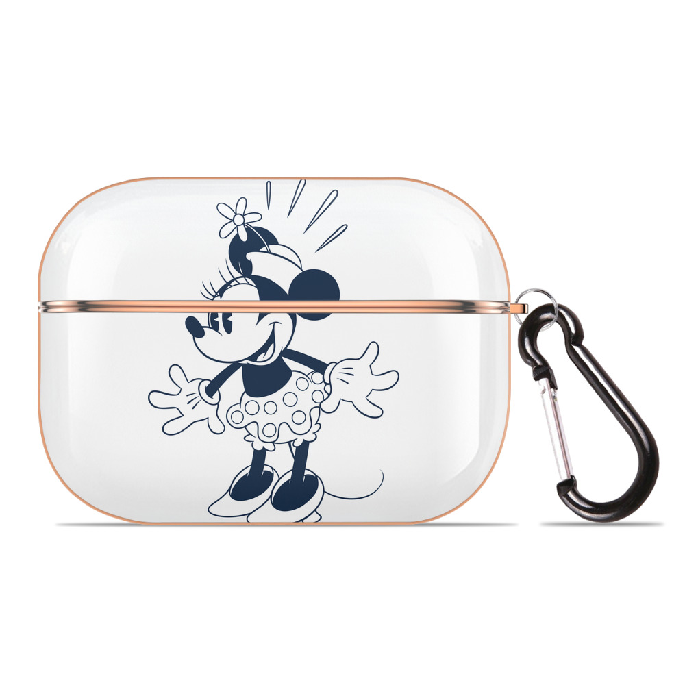 （画像用） ミッキーマウス Mickey Mouse 【AirPods Pro用】ハードシェル保護ケース｜耐衝撃・防指紋・カラビナ付き商品仕様