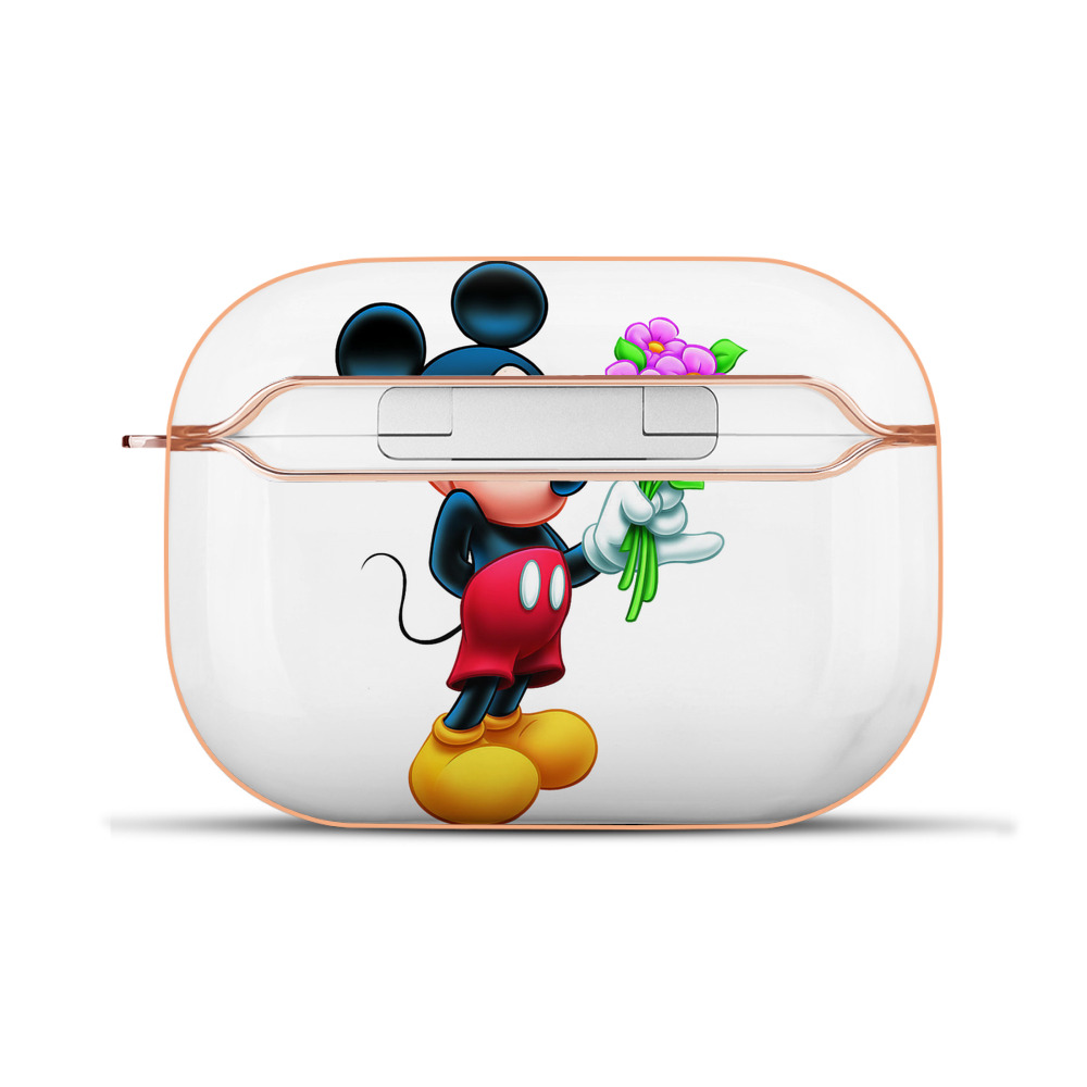 （画像用） ミッキーマウス Mickey Mouse 【AirPods Pro用】ハードシェル保護ケース｜耐衝撃・防指紋・カラビナ付き商品仕様