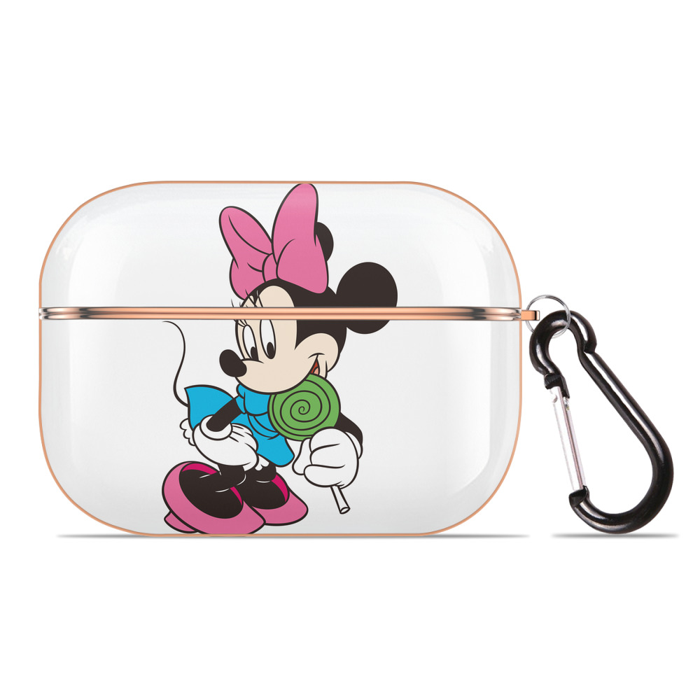 （画像用） ミッキーマウス Mickey Mouse 【AirPods Pro用】ハードシェル保護ケース｜耐衝撃・防指紋・カラビナ付き商品仕様