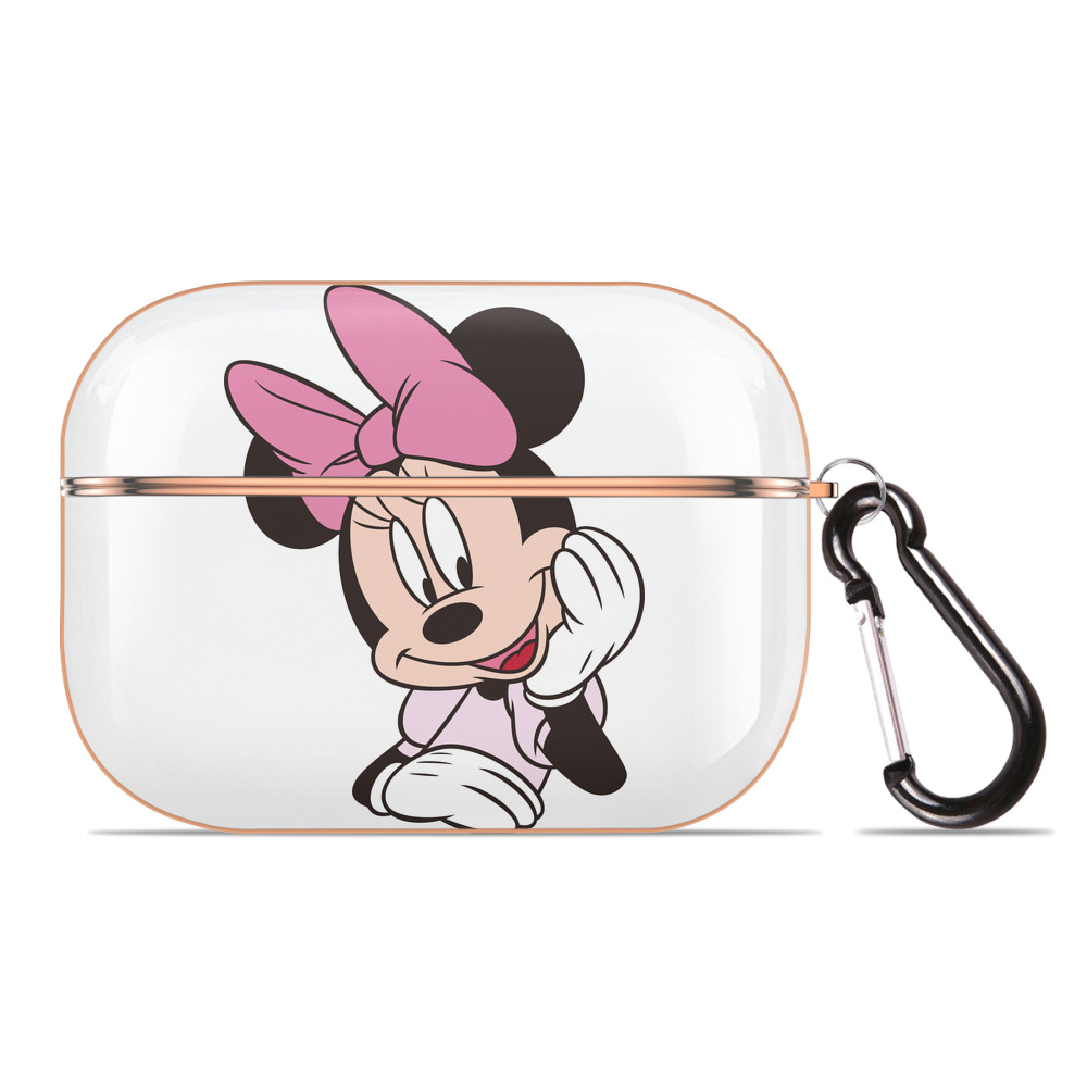（画像用） ミッキーマウス Mickey Mouse 【AirPods Pro用】ハードシェル保護ケース｜耐衝撃・防指紋・カラビナ付き商品仕様