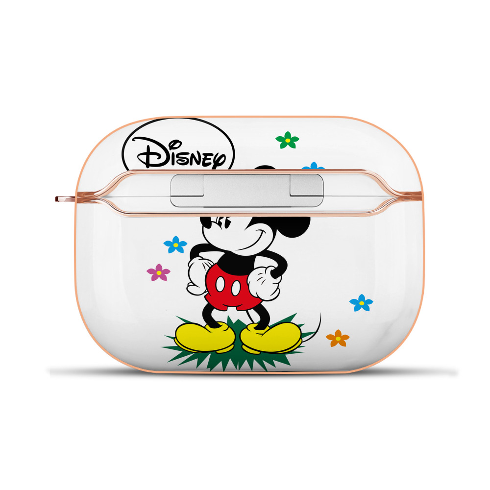 （画像用） ミッキーマウス Mickey Mouse 【AirPods Pro用】ハードシェル保護ケース｜耐衝撃・防指紋・カラビナ付き商品仕様