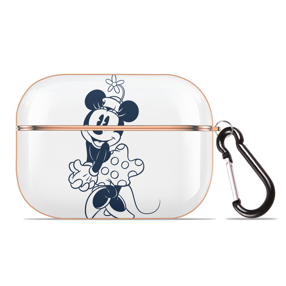 （画像用） ミッキーマウス Mickey Mouse 【AirPods Pro用】ハードシェル保護ケース｜耐衝撃・防指紋・カラビナ付き商品仕様
