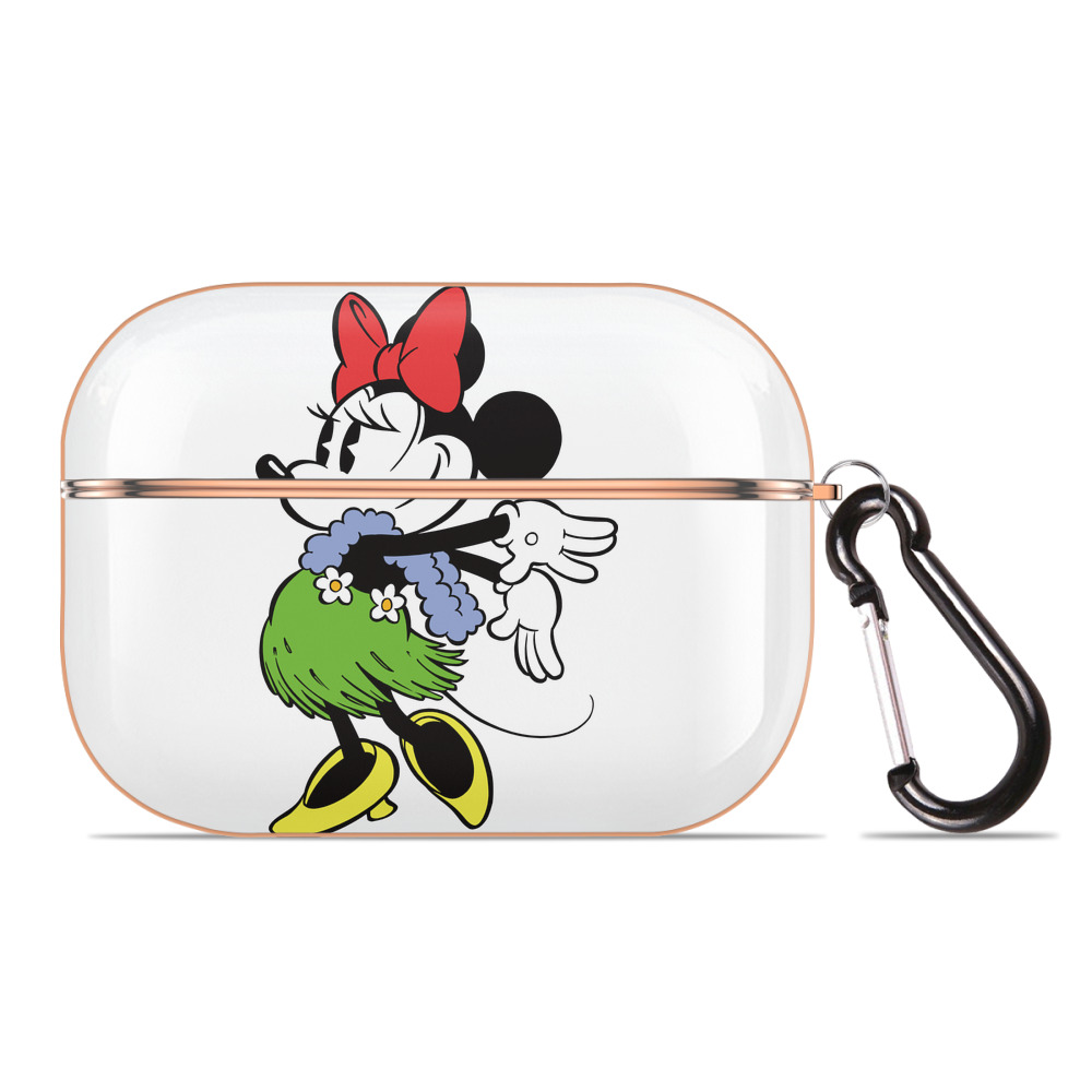 （画像用） ミッキーマウス Mickey Mouse 【AirPods Pro用】ハードシェル保護ケース｜耐衝撃・防指紋・カラビナ付き商品仕様