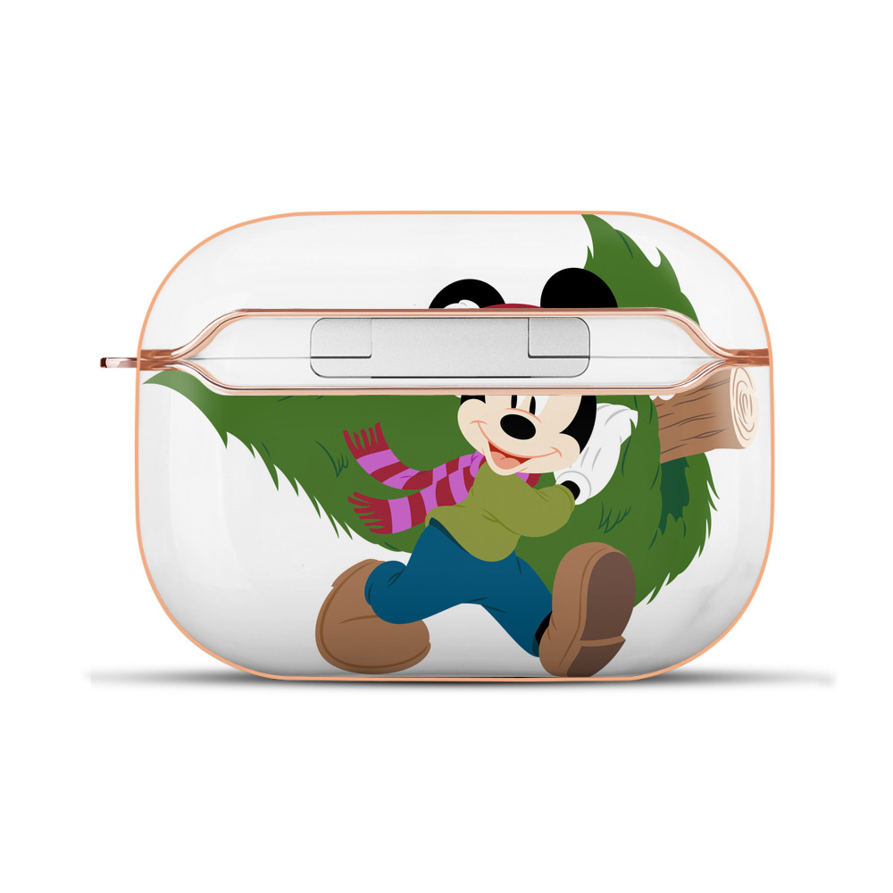 （画像用） ミッキーマウス Mickey Mouse 【AirPods Pro用】ハードシェル保護ケース｜耐衝撃・防指紋・カラビナ付き商品仕様