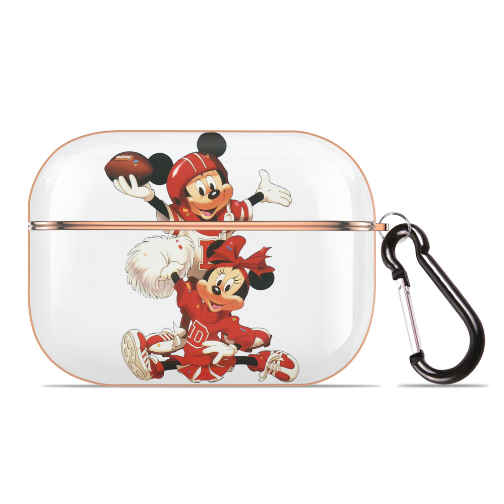 （画像用） ミッキーマウス Mickey Mouse 【AirPods Pro用】ハードシェル保護ケース｜耐衝撃・防指紋・カラビナ付き商品仕様