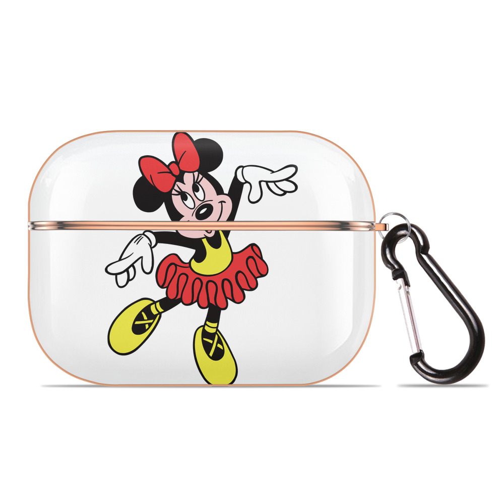 （画像用） ミッキーマウス Mickey Mouse 【AirPods Pro用】ハードシェル保護ケース｜耐衝撃・防指紋・カラビナ付き商品仕様