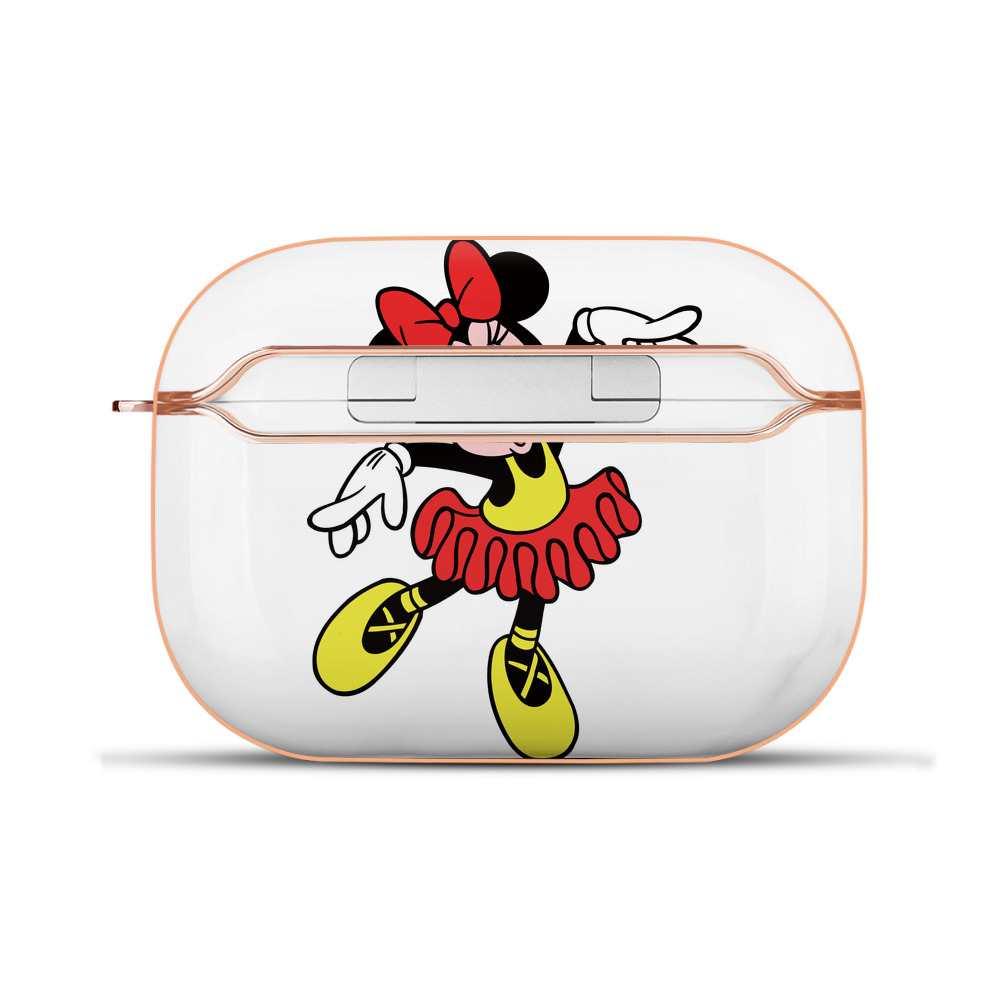 （画像用） ミッキーマウス Mickey Mouse 【AirPods Pro用】ハードシェル保護ケース｜耐衝撃・防指紋・カラビナ付き商品仕様