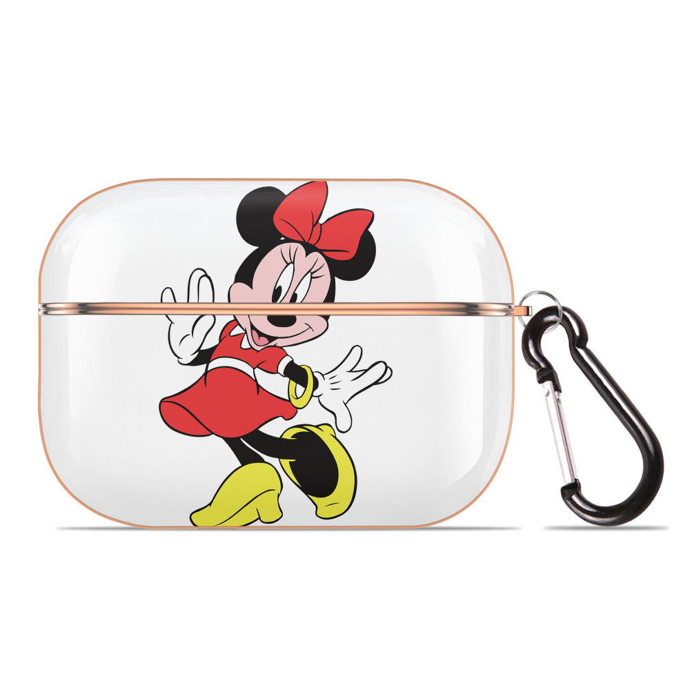 （画像用） ミッキーマウス Mickey Mouse 【AirPods Pro用】ハードシェル保護ケース｜耐衝撃・防指紋・カラビナ付き商品仕様