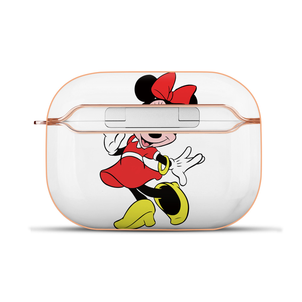 （画像用） ミッキーマウス Mickey Mouse 【AirPods Pro用】ハードシェル保護ケース｜耐衝撃・防指紋・カラビナ付き商品仕様