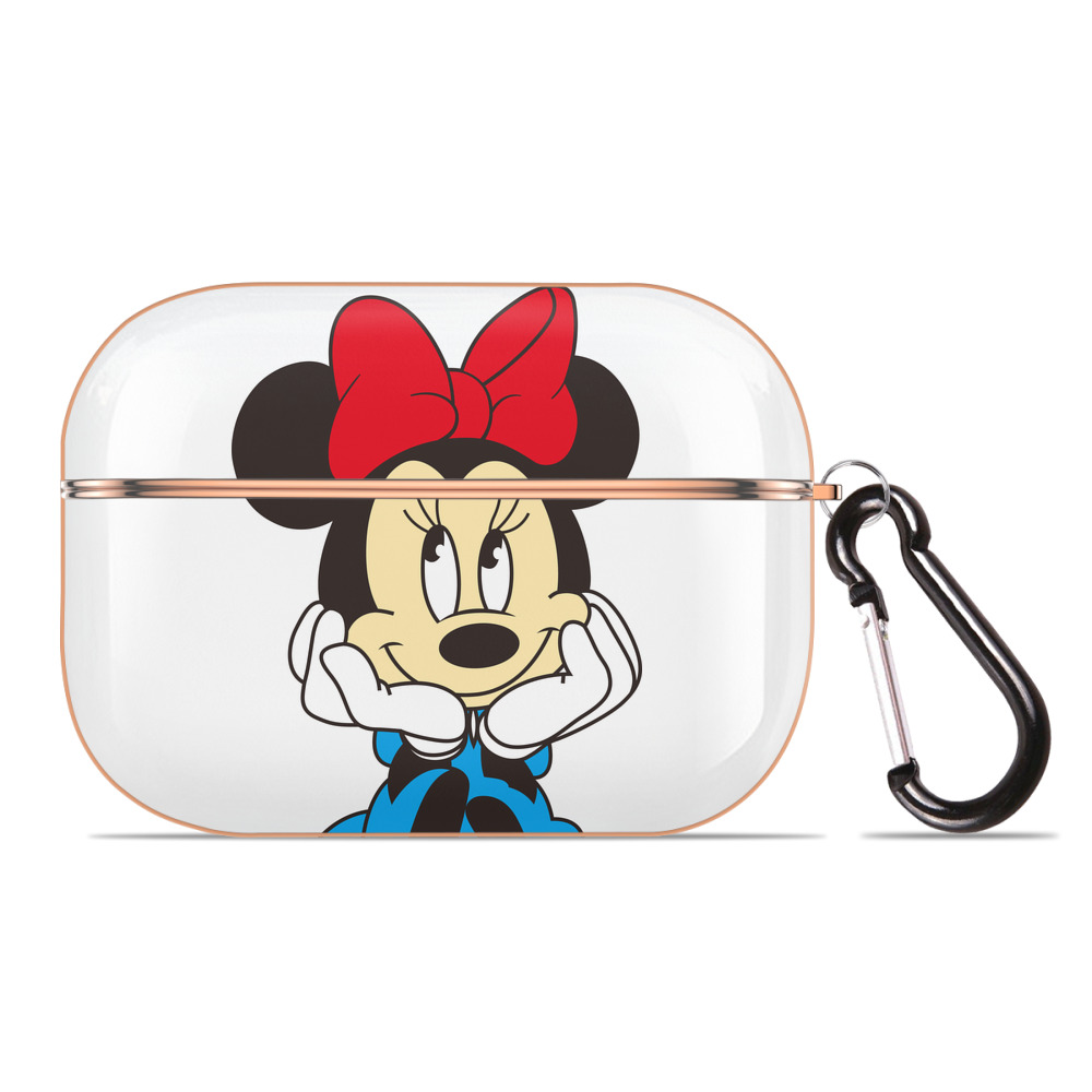 （画像用） ミッキーマウス Mickey Mouse 【AirPods Pro用】ハードシェル保護ケース｜耐衝撃・防指紋・カラビナ付き商品仕様