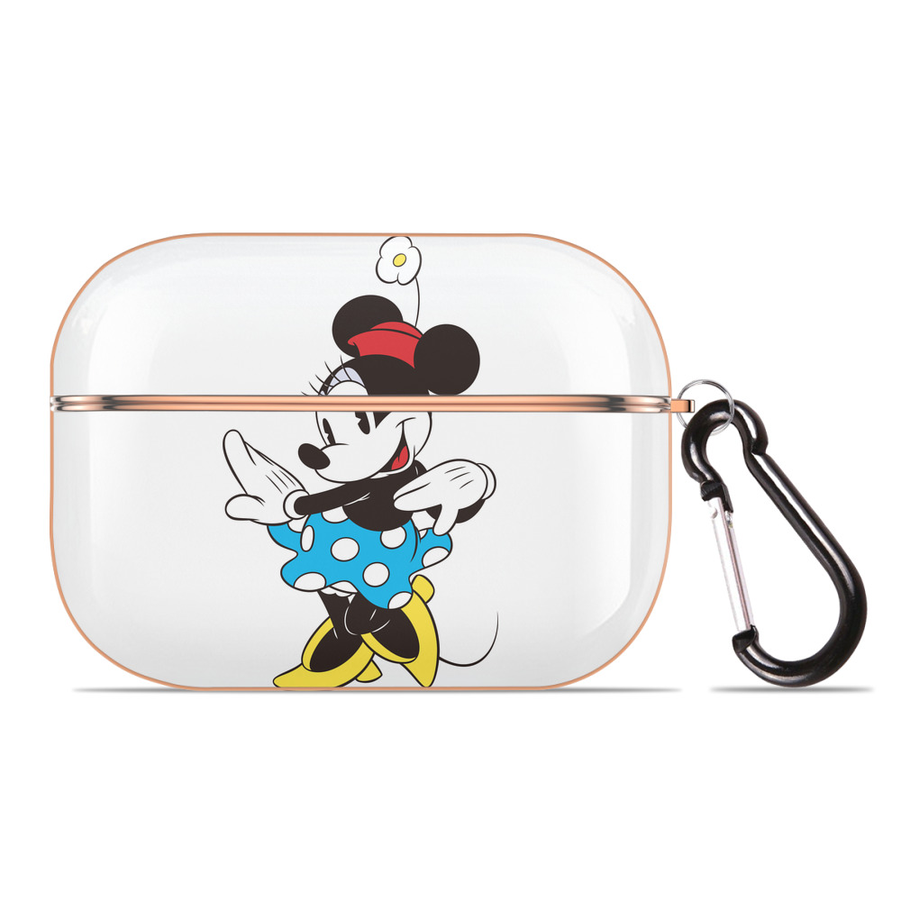 （画像用） ミッキーマウス Mickey Mouse 【AirPods Pro用】ハードシェル保護ケース｜耐衝撃・防指紋・カラビナ付き商品仕様