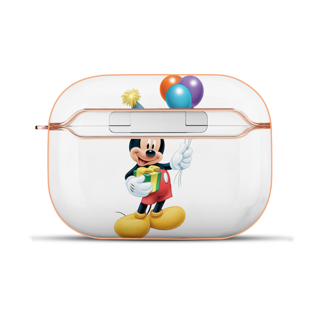（画像用） ミッキーマウス Mickey Mouse 【AirPods Pro用】ハードシェル保護ケース｜耐衝撃・防指紋・カラビナ付き商品仕様